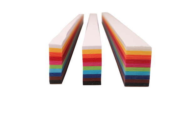 FOLIA Flechtstreifen, 50 cm x 2 cm, 200 Stück, 10-farbig sortiert
