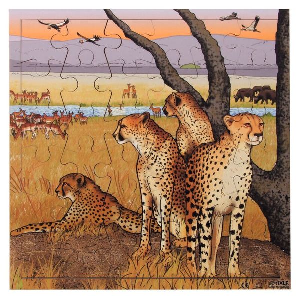 Puzzle Geparden, 36 Teile, ab 3 Jahre (SONDERANGEBOT) Puzzle Geparden, 36 Teile, ab 3 Jahre (SONDERANGEBOT)