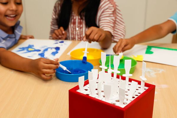 Kinderspiel, Malerei, Kreativset, Kunstprojekt, Farbpalette