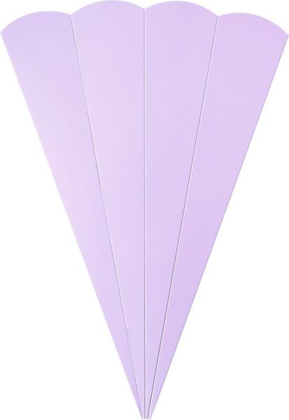 FOLIA Geschwister-Schultüten-Rohlinge, eckig, aus Fotokarton, 41 cm, 5 Stück, Farbe wählbar