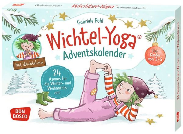 Adventskalender, Wichtel, Yoga, Kinder, Winter- und Weihnachtszeit