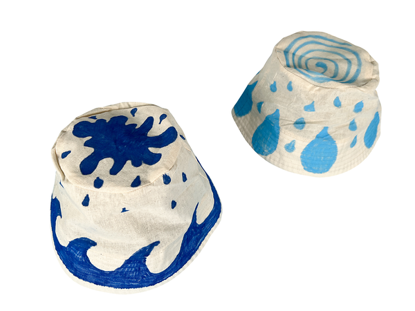 Baumwollhut natur, Gr. 54 Baumwollhut natur, Gr. 54