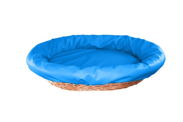 Babykörbchen klein (90 cm), Kunstleder, Farbe wählbar
