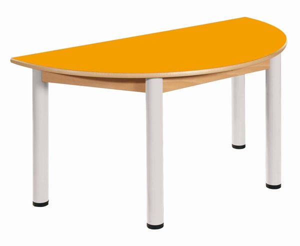 KIDZ PREMIUM Formica Tisch, halbrund, 120 x 60 cm, höhenverstellbar (SONDERANGEBOT) KIDZ PREMIUM Formica Tisch, halbrund, 120 x 60 cm, höhenverstellbar (SONDERANGEBOT)
