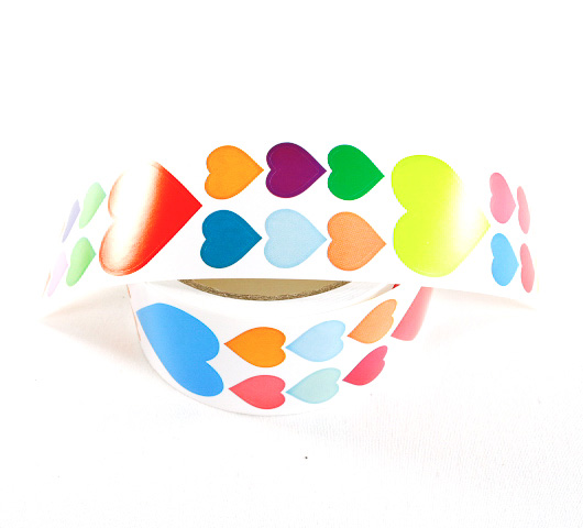 de: dekoratives Klebeband, de: Herzmuster, de: buntes Klebeband, de: Klebeband, de: Washi-Tape