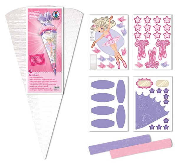 Schultüten-Bastelset Easy Line Fantasy Ballerina, 68 cm, 1 Set  Schultüten-Bastelset Easy Line Fantasy Ballerina, 68 cm, 1 Set