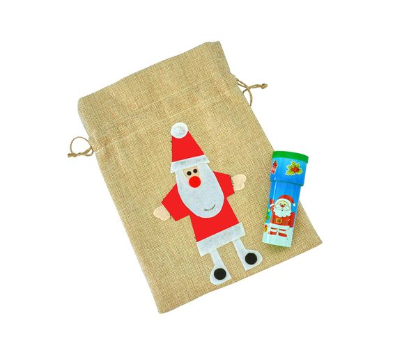 Weihnachtsfigur, Säckchen, Sackpuppe, Weihnachtsdekoration, Schaubel