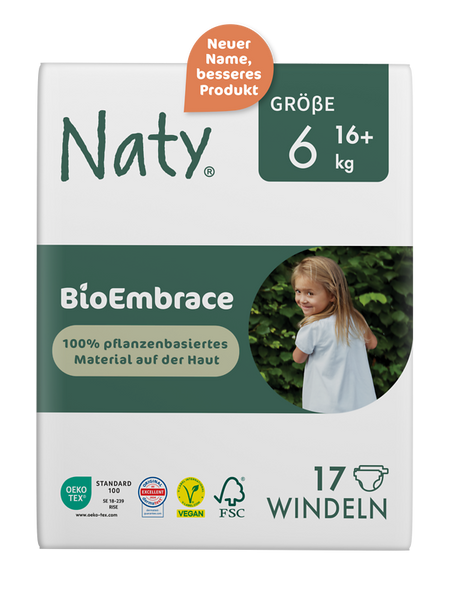 NATY Ökowindeln, Größe 6 (>16 kg), 17 Stück NATY Ökowindeln, Größe 6 (>16 kg), 17 Stück