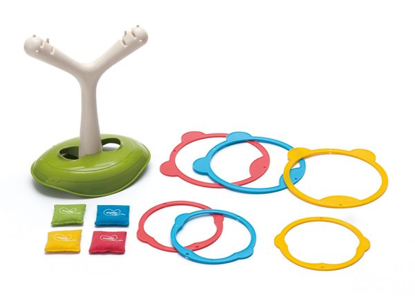 Tischspiel, Ringe werfen, Spiel, Plastikstücke, Set