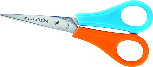 FOLIA Linkshänder-Kinderschere, spitz, 13cm