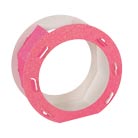 Rundring, Gummi, Rosa, Weich, Schlüsselring