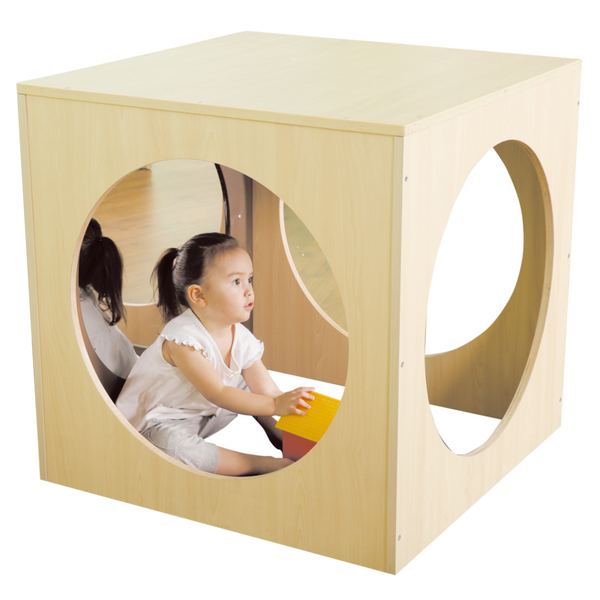 Großer Spiegelwürfel zum Spielen Großer Spiegelwürfel zum Spielen