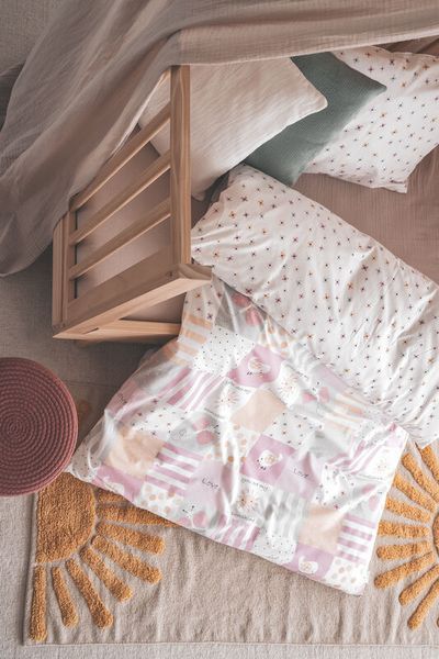 JULIUS ZÖLLNER Bettwäsche Patch Rose, 100x135 cm JULIUS ZÖLLNER Bettwäsche Patch Rose, 100x135 cm