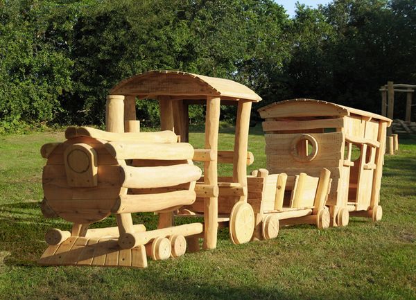 Holzspielzeug, Zug, Kinderspielzeug, Holzbahn, Holzzug