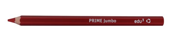 edu³ PRIME Jumbo Hex Sechskant-Buntstifte, 12 Stück, Farbe wählbar