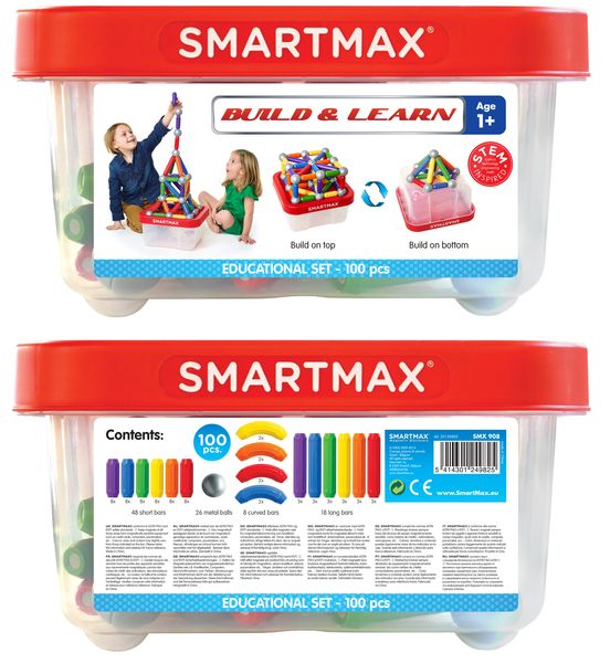 SMARTMAX Build & Learn, 100 Teile, ab 12 Monate