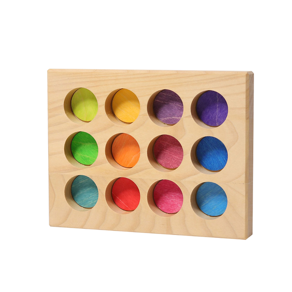GRIMM´S Sortier-Brettchen Regenbogen, ab 1 Jahr GRIMM´S Sortier-Brettchen Regenbogen, ab 1 Jahr