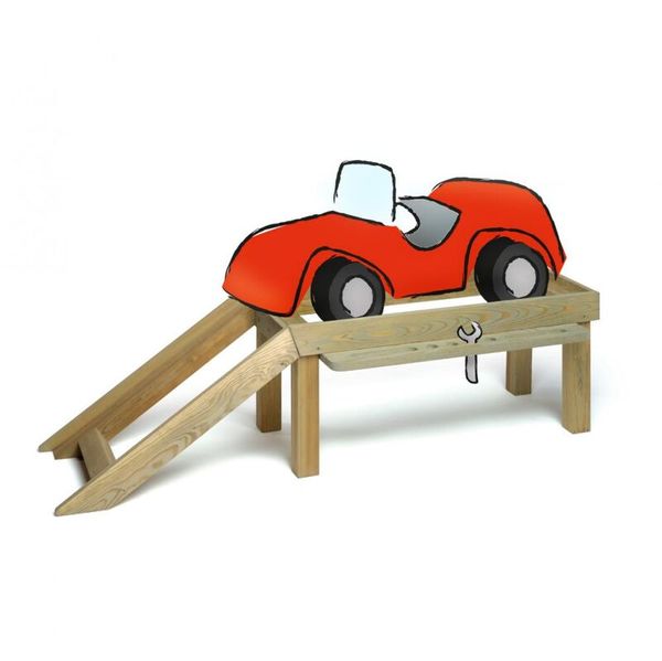 ERZI Outdoor Autowerkstatt aus Holz, LxBxH: 40 x 119 x 36 cm ERZI Outdoor Autowerkstatt aus Holz, LxBxH: 40 x 119 x 36 cm