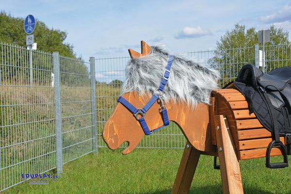 Holzpferd 50 oder 80 cm mit Sattel/Steigbügel/Halfter Holzpferd 50 oder 80 cm mit Sattel/Steigbügel/Halfter
