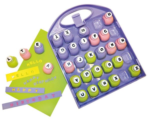 Stanzer Set Buchstaben, 29-teilig