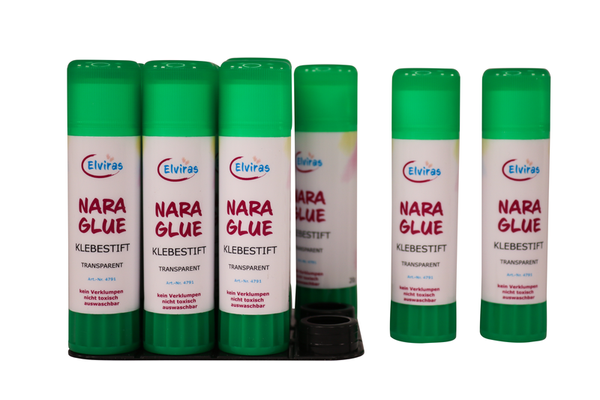 ELVIRAS Klebestifte Transparent 20 g, 12 Stk. ELVIRAS Klebestifte Transparent 20 g, 12 Stk.