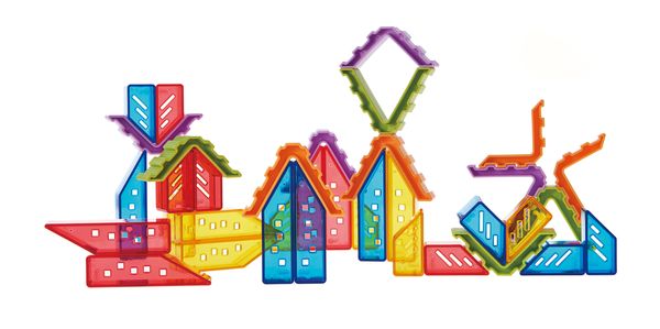 Steckspiel "Crystal Village", 42 Bausteine, ab 2 Jahre Steckspiel "Crystal Village", 42 Bausteine, ab 2 Jahre