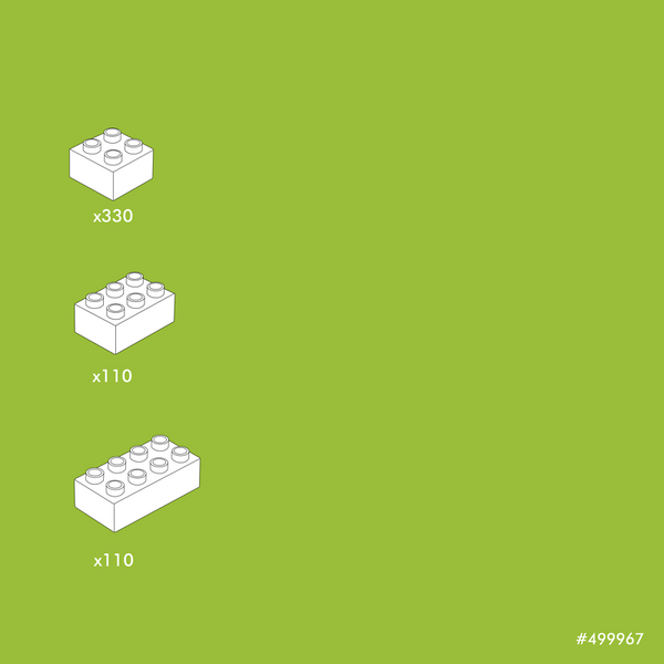 HUBELINO Bausteine Kita-Set, 550-teilig HUBELINO Bausteine Kita-Set, 550-teilig