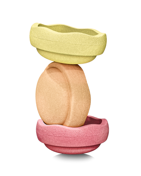 Stapelstein® Original warm pastel, 3er Set