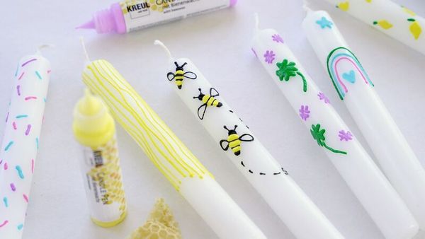 KREUL Candle Pen 6er Set, Bee Happy KREUL Candle Pen 6er Set, Bee Happy