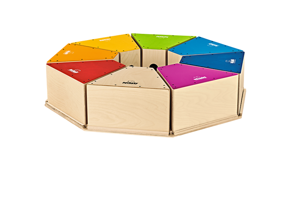 holzboard, geometrisches spiel, farbblöcke, Holzbausteine, rundum ringform