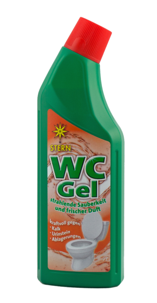 WC Gel, Reinigungsmittel, Toilettenreiniger, Grün, Kapperot