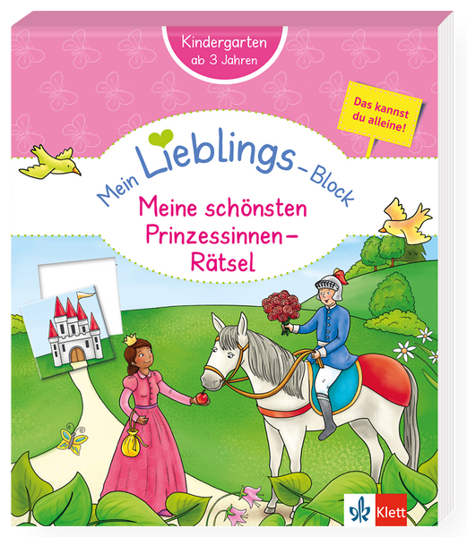 Klett Mein Lieblings-Block Meine schönsten Prinzessinnen-Rätsel