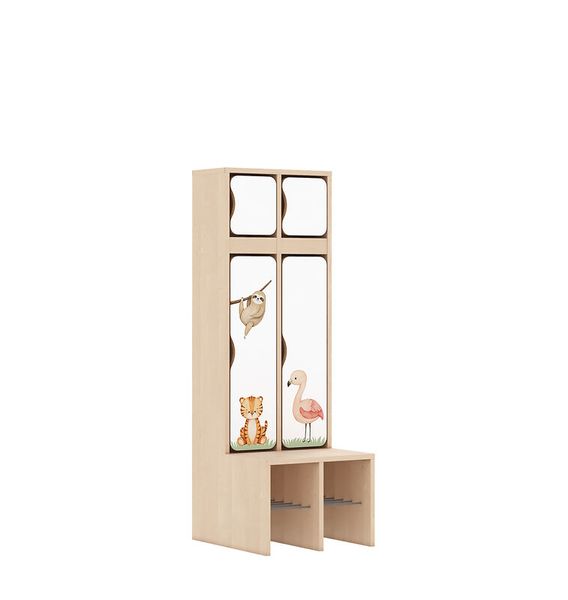 Garderobe Blox Tiermotive Türen