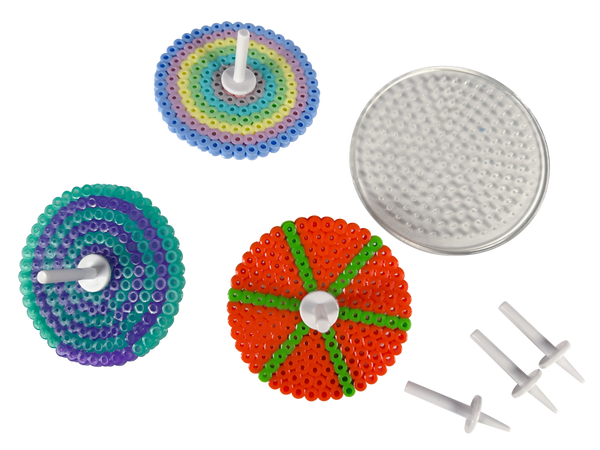 Kreiselachsen für Bügelperlen, 60 Stück