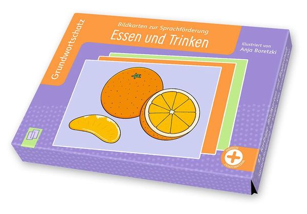Bildkarten zur Sprachförderung: Grundwortschatz Essen und Trinken