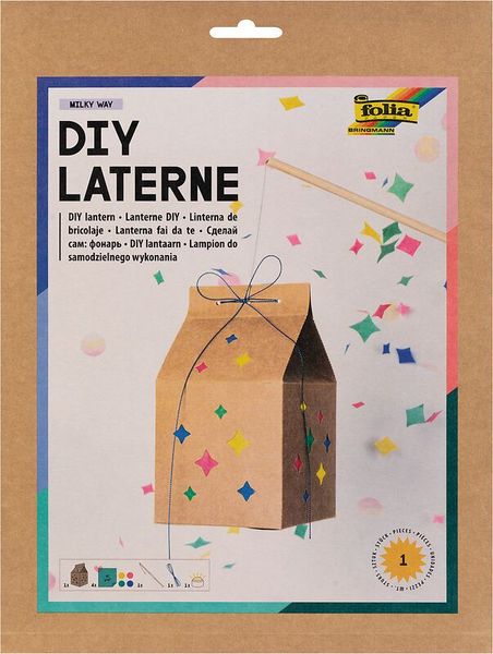 FOLIA Laternen-Bastelset Milky Way