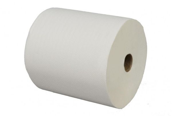 Autocut-Handtuchrolle, 2-lagig, Zellstoff, hochweiß, 19,3 cm breit, 6x140m, 6 Rollen Autocut-Handtuchrolle, 2-lagig, Zellstoff, hochweiß, 19,3 cm breit, 6x140m, 6 Rollen