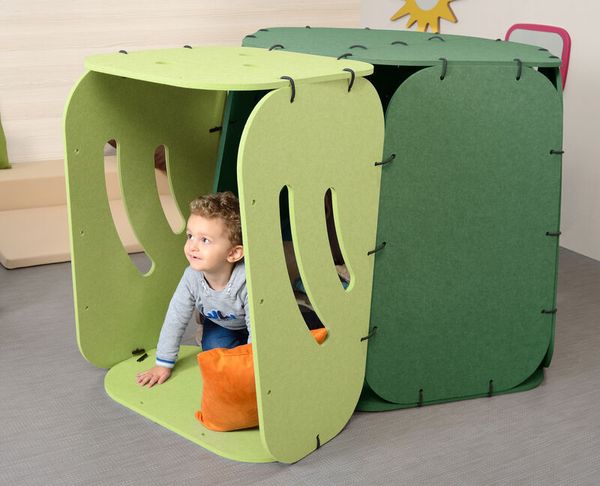 MATHOU Akustik-Rückzugshöhle mit kurzem Akustik-Tunnel MATHOU Akustik-Rückzugshöhle mit kurzem Akustik-Tunnel