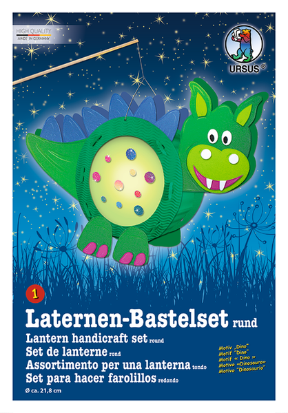 Rundlaternen-Bastelset, "Motiv wählbar", Ø ca. 22 cm, 1 Set