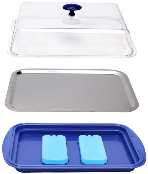 Thermo Tablett Set, 6-teiliges Set, Form wählbar