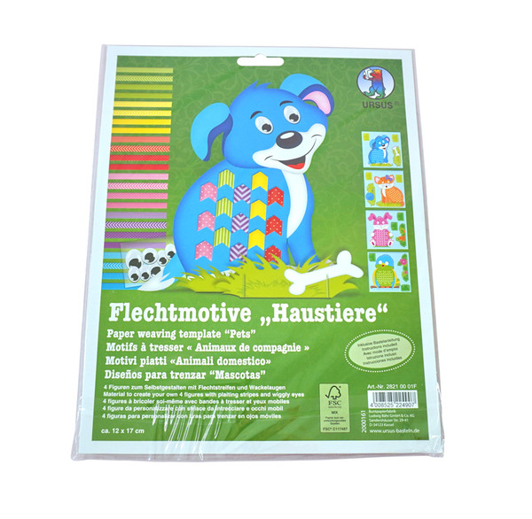 haustier, hund, bastelbedarf, papierwebtechnik, vorlage
