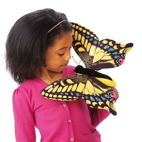 FOLKMANIS Handpuppe Schwalbenschwanz Schmetterling (30 cm) FOLKMANIS Handpuppe Schwalbenschwanz Schmetterling (30 cm)