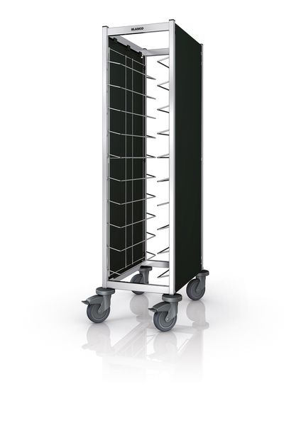 Tablett-Abräumwagen TAW 10 für KN Tabletts mit Seitenverkleidung