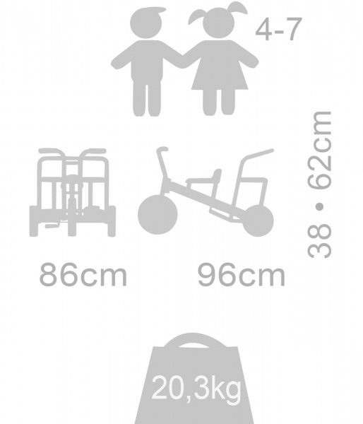 WINTHER VIKING Doppeltaxi, 4-7 Jahre