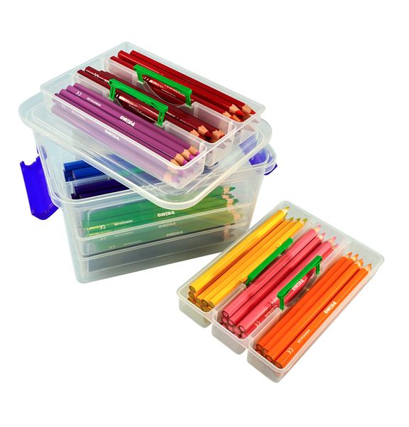 Buntstifte, Stiftbox, Farbstifte, Kunstbedarf, Aufbewahrungset