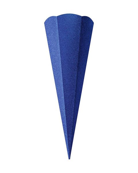 FOLIA Schultüten-Rohlinge Glitter, eckig, 68 cm, 5 Stück, Farbe wählbar