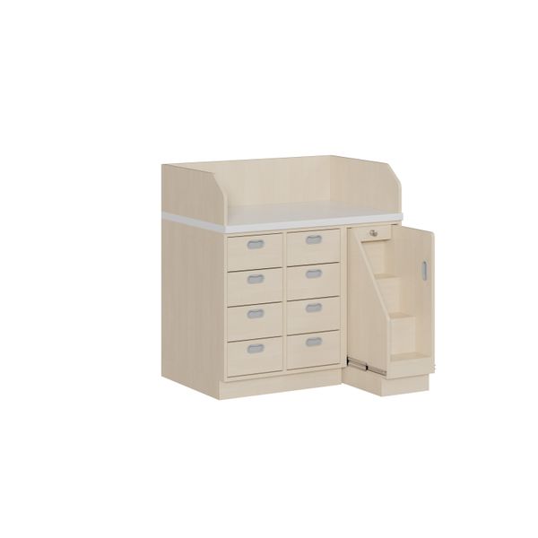 Kinderkommode, Aufbewahrungsboxen, Holzschrank, Kleinteile-Schubladen, Hochbett-Kommode