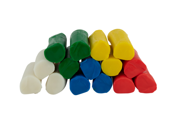 Elviras Super Soft Knete, 5-farbig sortiert, 1.750 g
