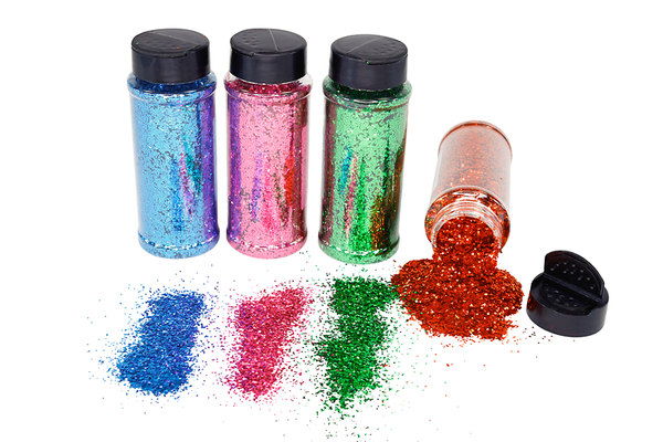 glitzer, glitzerpulver, konfetti, holo, glitzer gläser