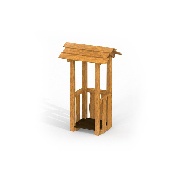 Holzstapel, Korbständer, Aufbewahrung, Holz, Ständer